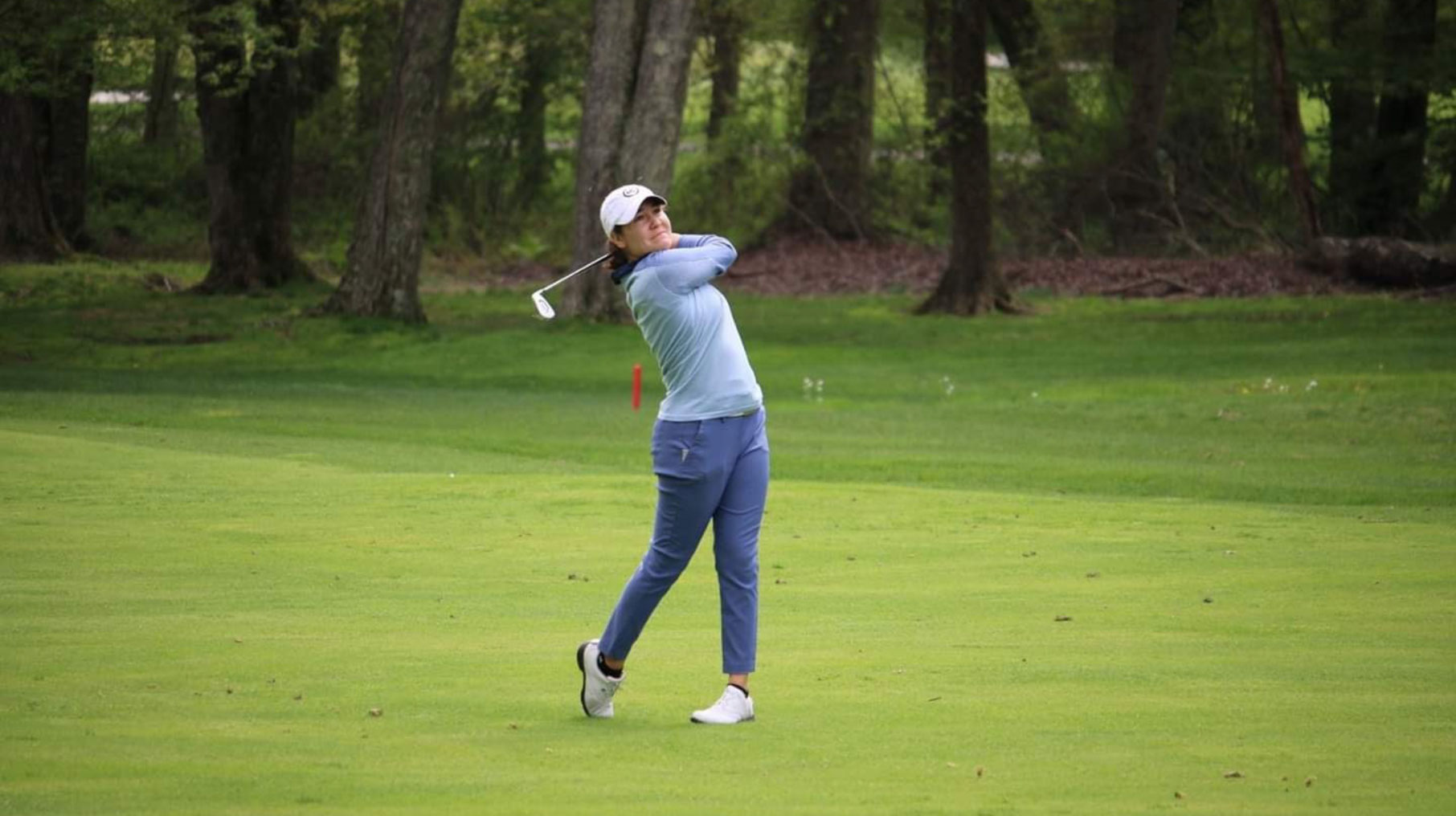 Samantha Morrell on the course at CAVU Golf Club